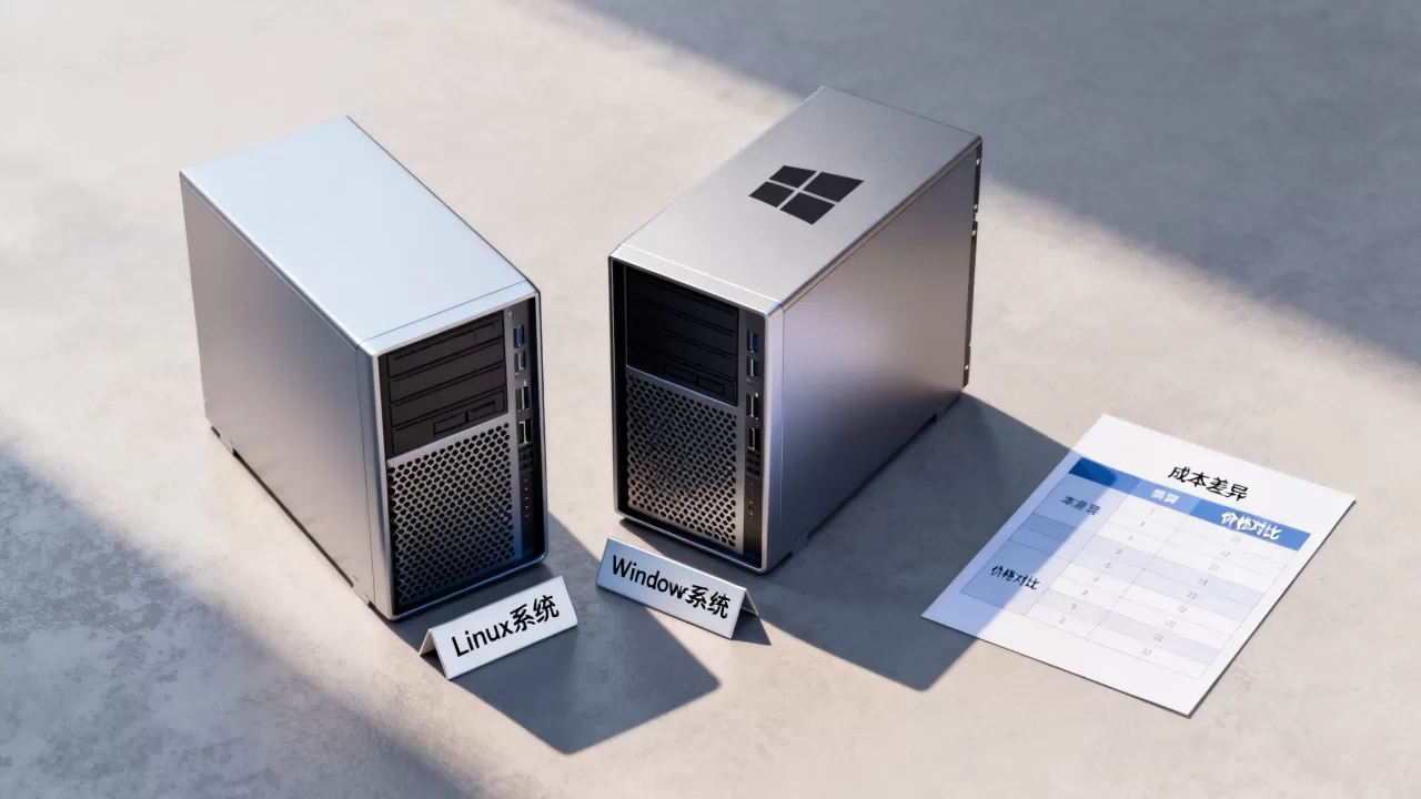 Linux系统和Windows系统云主机成本差异在哪，云服务器价格对比哪个更划算