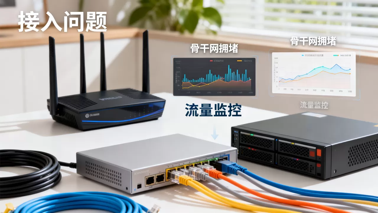 高峰期访问变慢怎么办,如何判断是接入问题还是骨干网拥堵? 高峰期访问变慢怎么办,如何判断是接入问题还是骨干网拥堵?