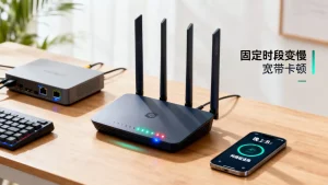 每天固定时段变慢，这种规律性藏着什么线索？，宽带定时卡顿怎么解决