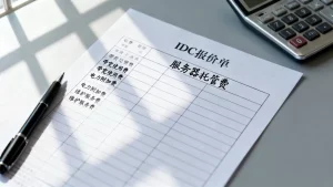拿到IDC报价单先核对哪几个收费项？IDC报价单有哪些隐形收费？