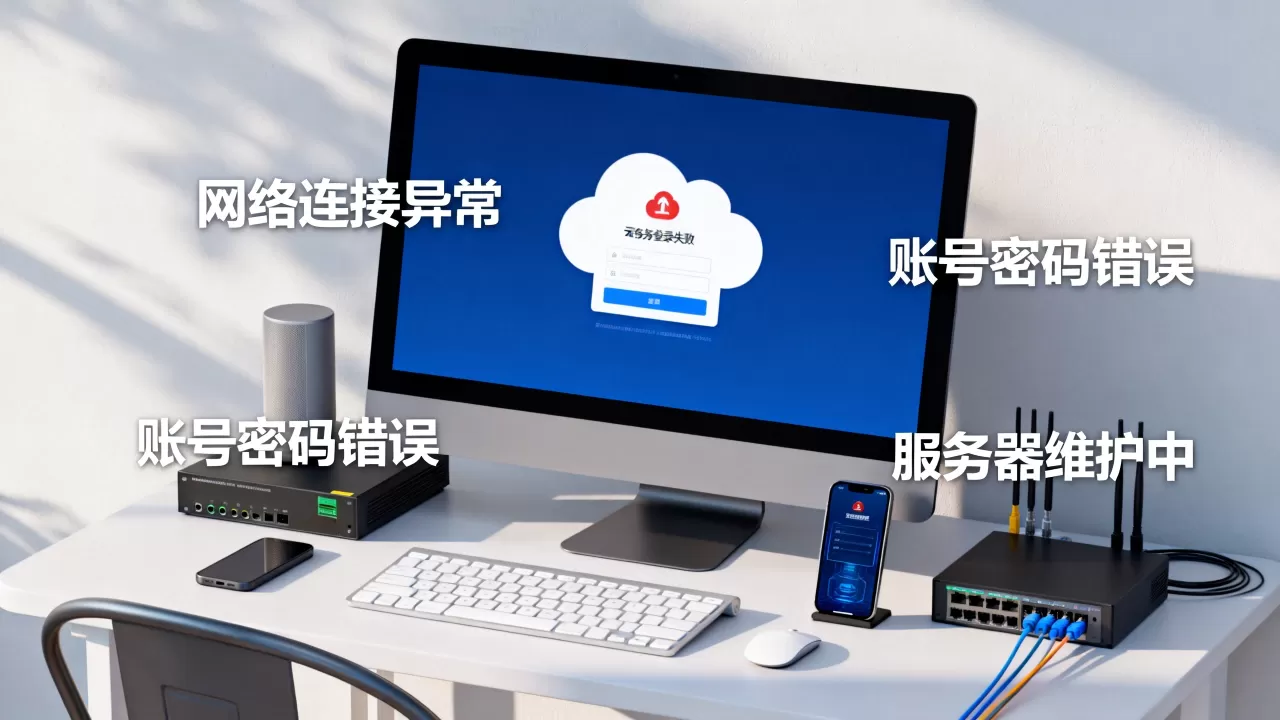 云服务器登录失败常见原因及对应的排查方向,为什么登录不上?如何解决? 云服务器登录失败常见原因及对应的排查方向,为什么登录不上?如何解决?