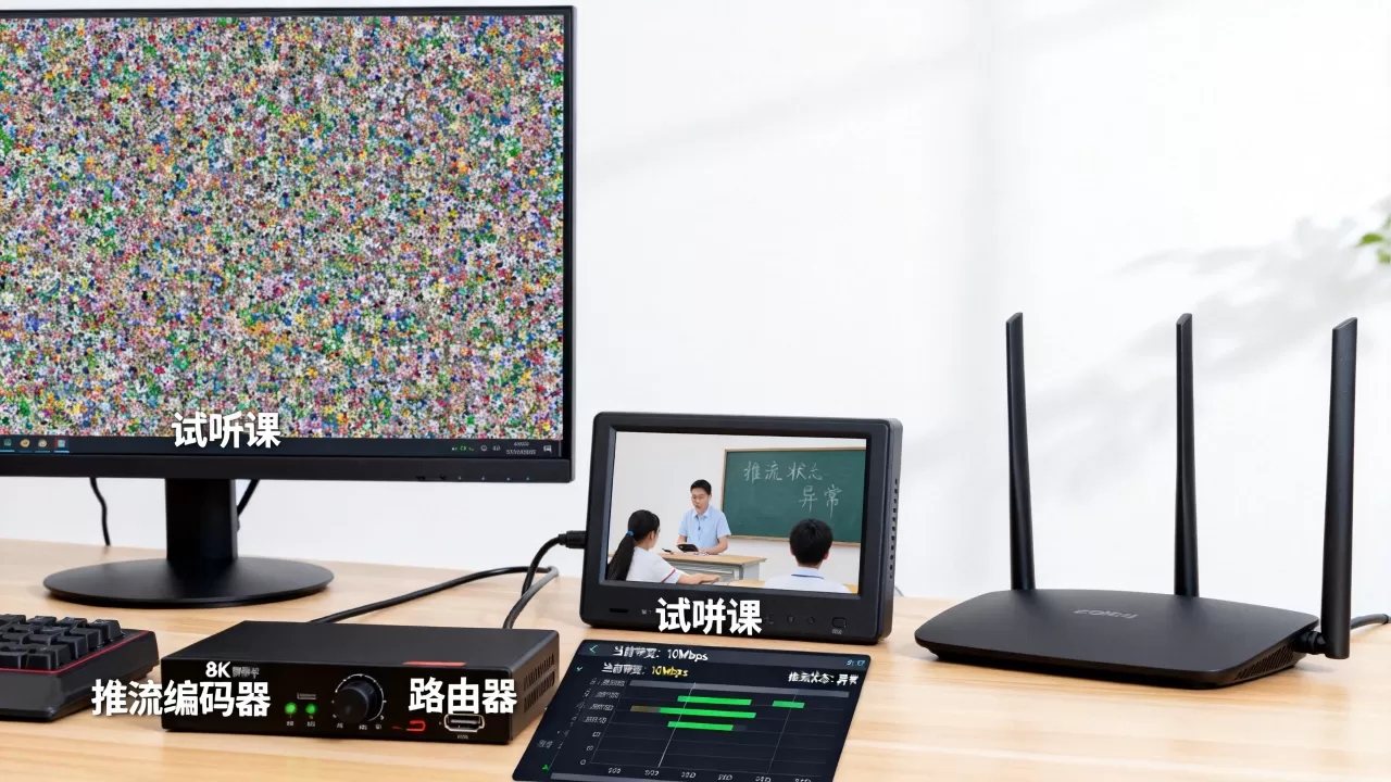 试听课视频花屏是推流带宽不够吗,如何判断和解决? 试听课视频花屏是推流带宽不够吗,如何判断和解决?