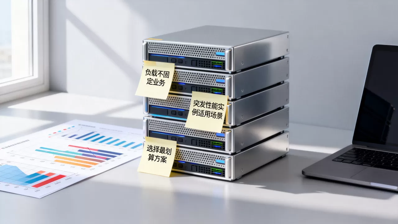 突发性能实例适合哪些负载不固定的业务使用，如何选择最划算？