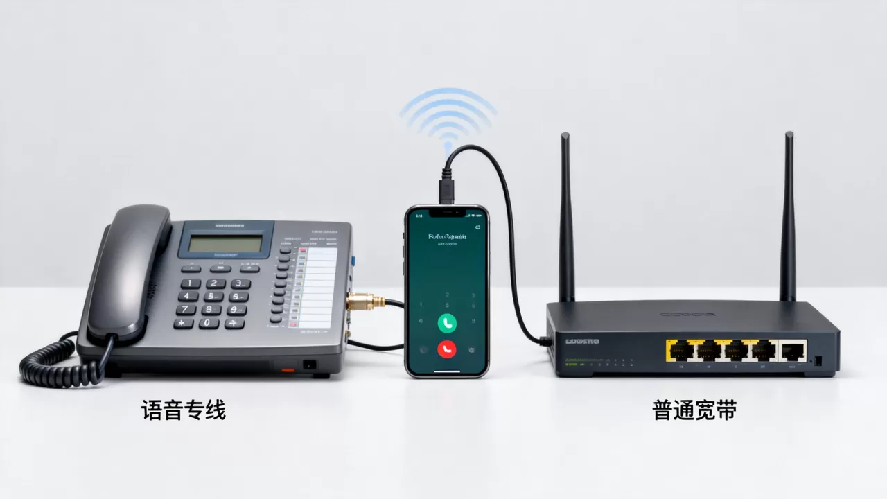 语音专线与普通宽带在通话上的差别 语音专线与普通宽带在通话上的差别
