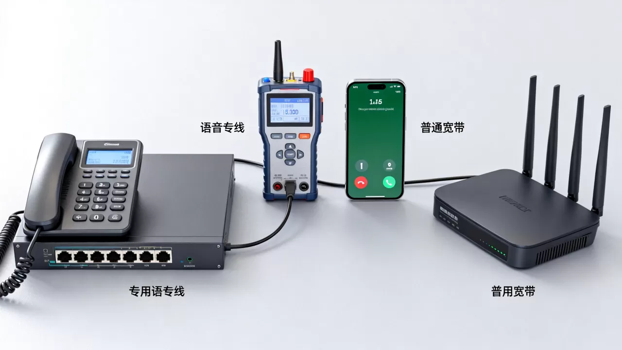 语音专线与普通宽带在通话上的差别 语音专线与普通宽带在通话上的差别