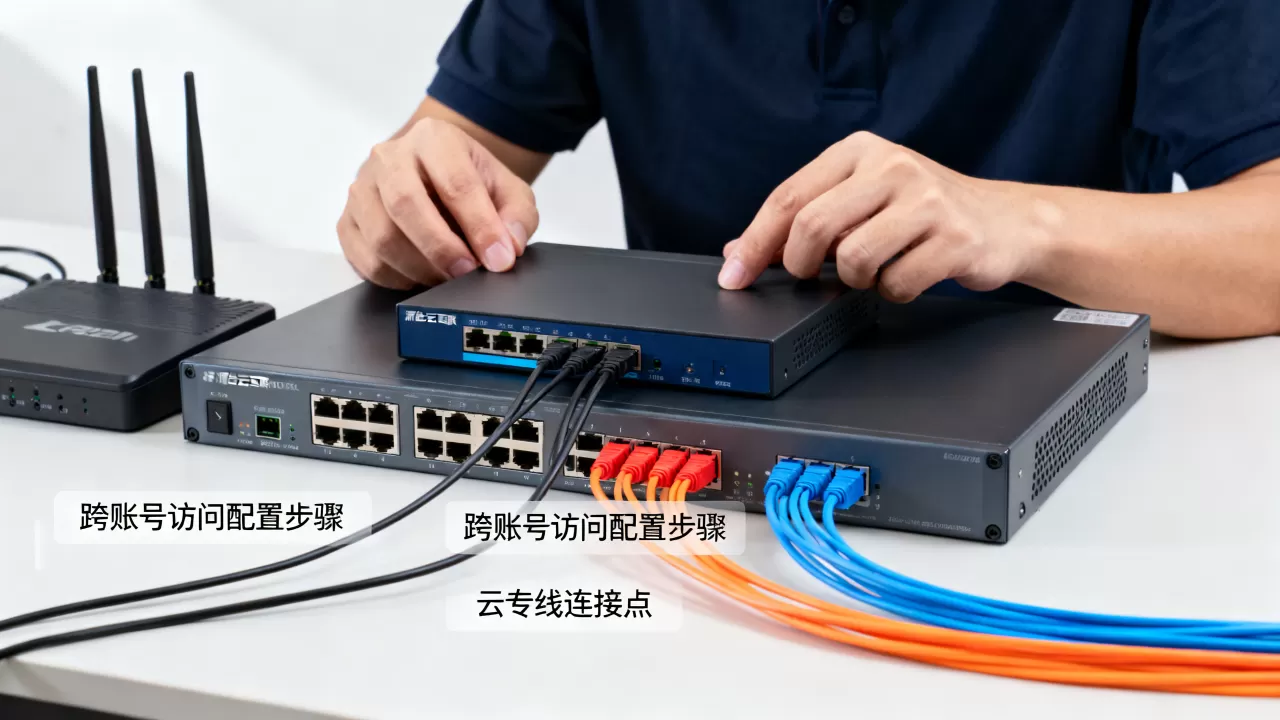 混合云互联遇到跨账号访问怎么打通，云专线配置教程