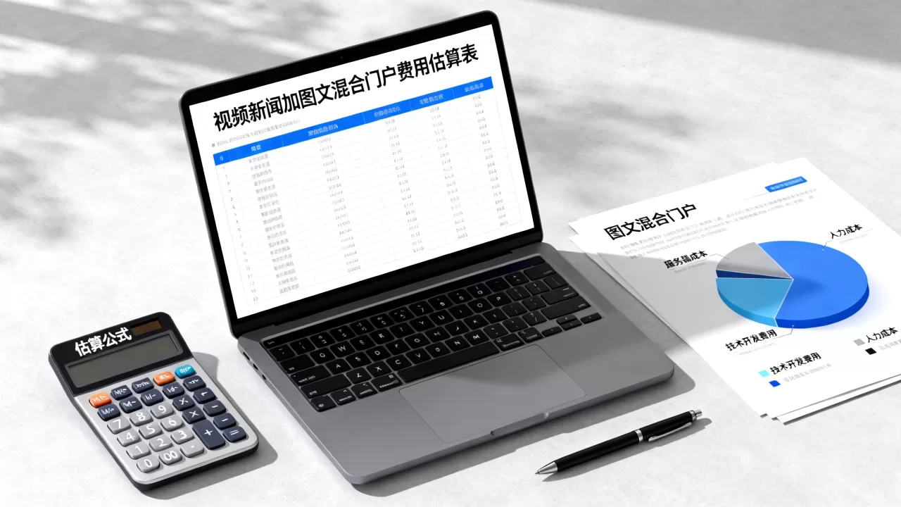 视频新闻加图文混合门户的费用估算方法是什么,大概需要多少钱? 视频新闻加图文混合门户的费用估算方法是什么,大概需要多少钱?