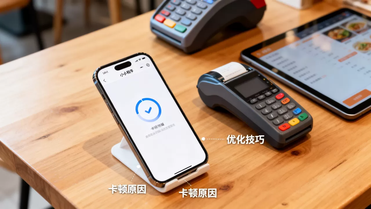 用餐高峰点单小程序卡顿怎么办?先别急着加机器,小程序卡顿原因及优化技巧 用餐高峰点单小程序卡顿怎么办?先别急着加机器,小程序卡顿原因及优化技巧