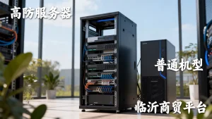 临沂商贸平台该租高防服务器还是普通机型?