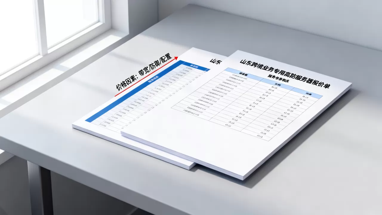 山东跨境业务租高防服务器的报价单该怎么看，高防服务器价格受哪些因素影响