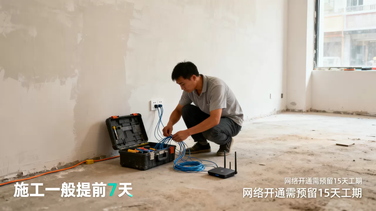 门店开业前网络开通需要预留多久工期,网络施工一般提前几天 门店开业前网络开通需要预留多久工期,网络施工一般提前几天