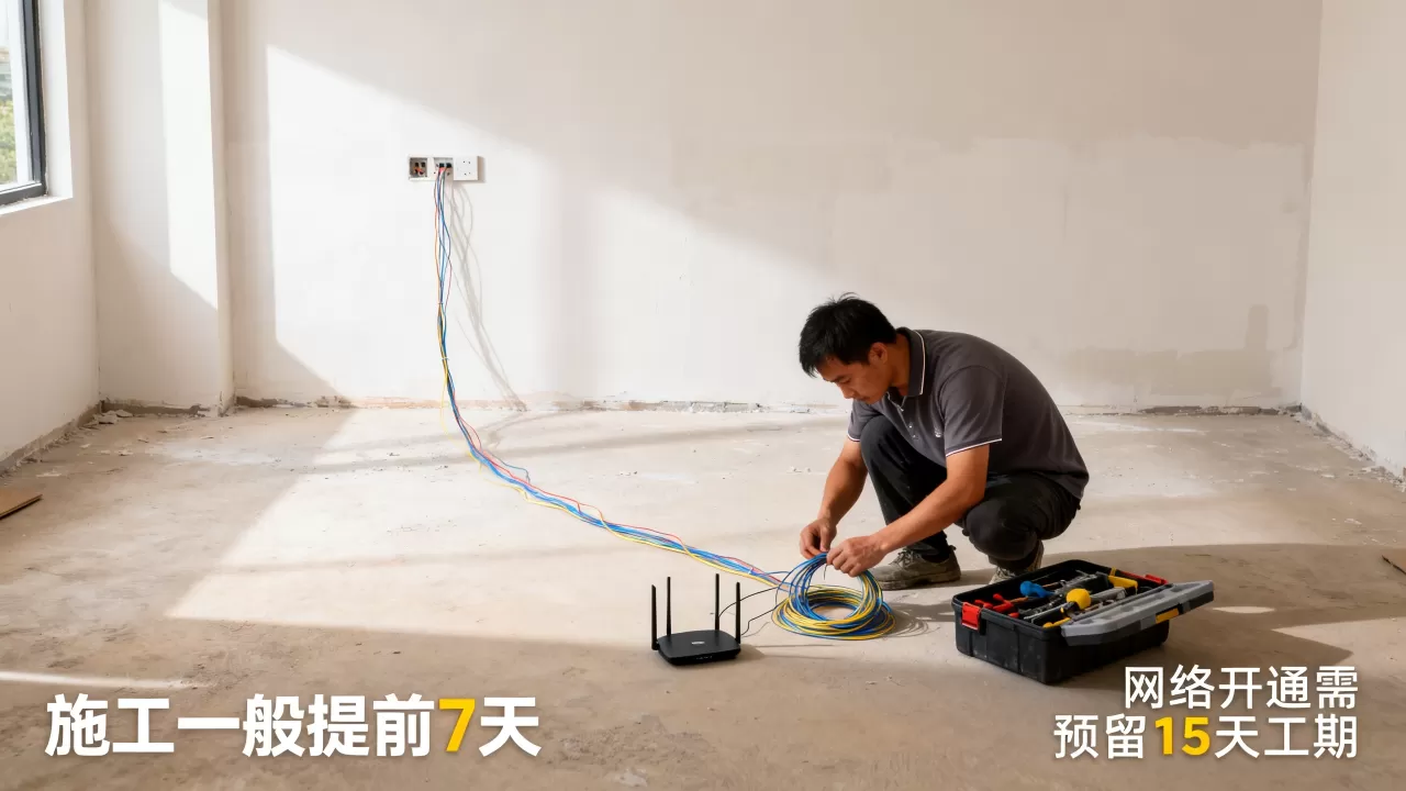 门店开业前网络开通需要预留多久工期,网络施工一般提前几天 门店开业前网络开通需要预留多久工期,网络施工一般提前几天