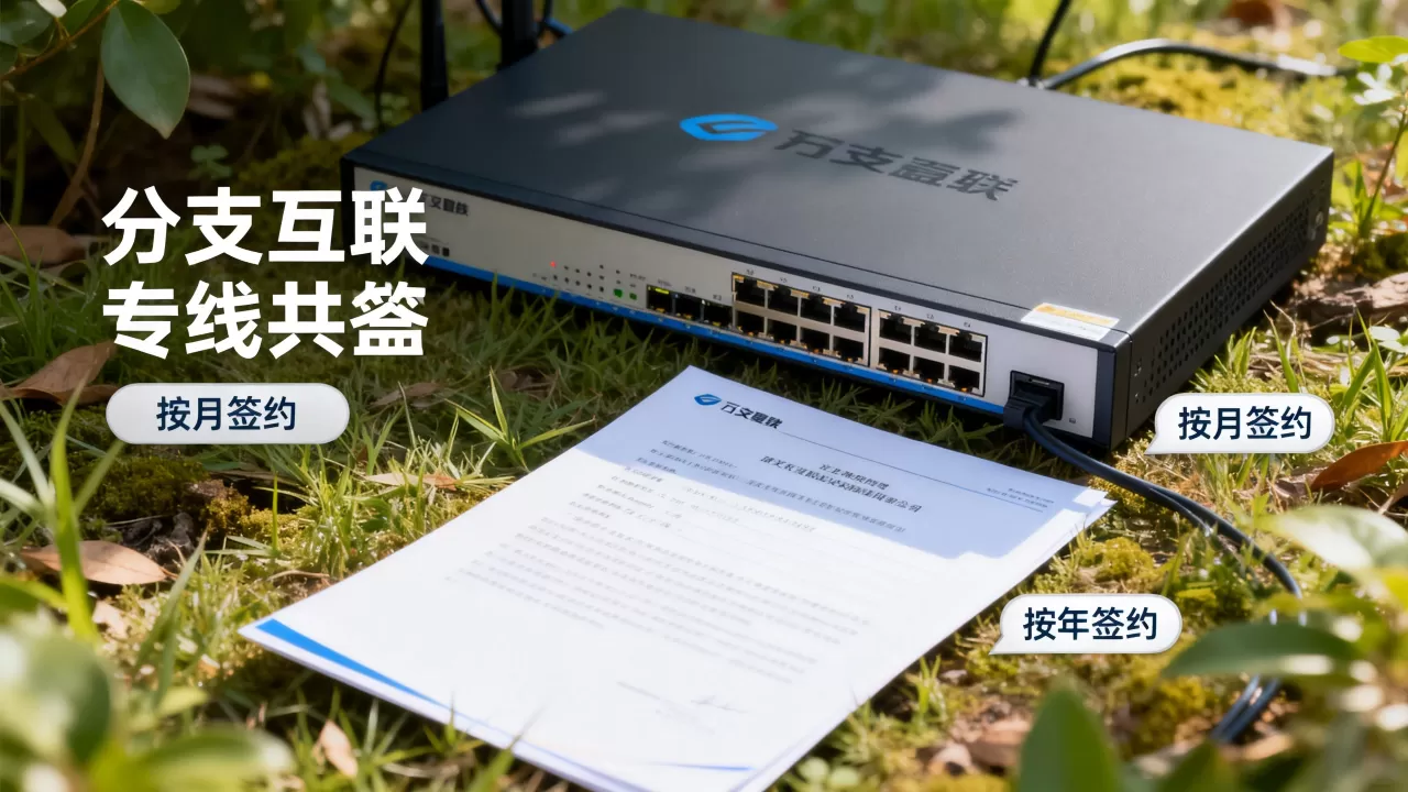分支互联专线按月还是按年签约更灵活 分支互联专线按月还是按年签约更灵活