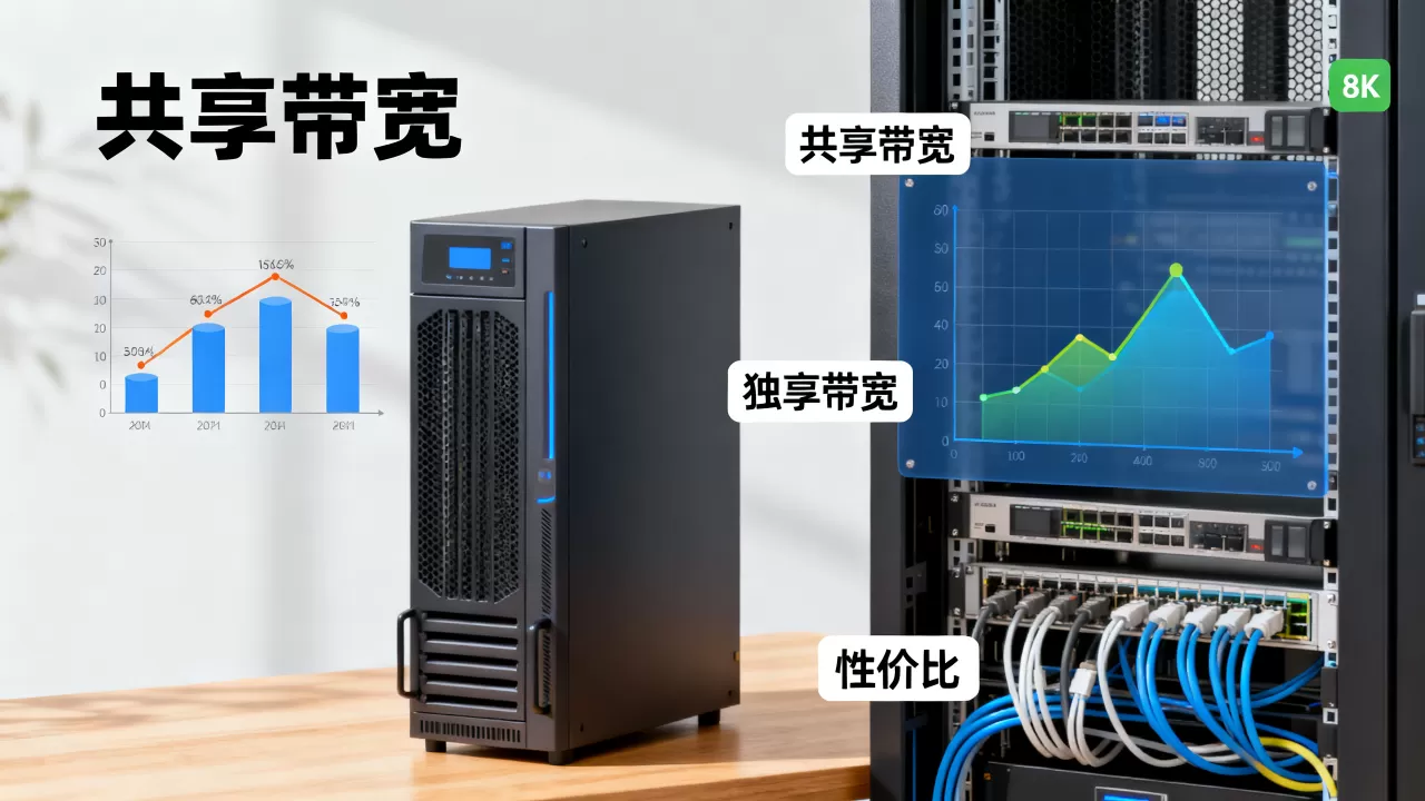 支付业务选共享还是独享带宽更划算，网站服务器带宽怎么选性价比高