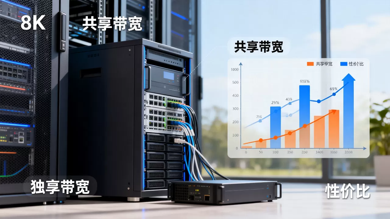 支付业务选共享还是独享带宽更划算，网站服务器带宽怎么选性价比高