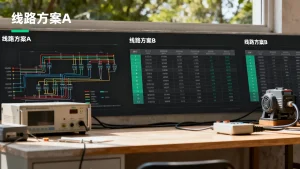 采购决策前对线路方案的横向比较