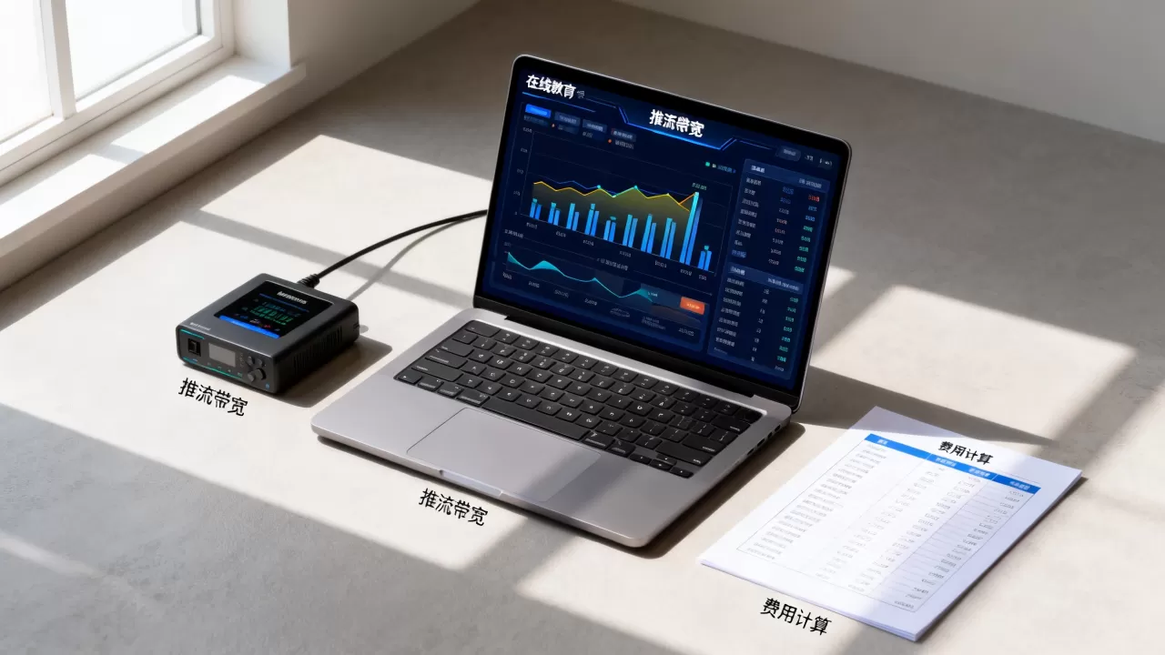 在线教育平台推流带宽按月租要多少钱，直播推流带宽费用怎么算