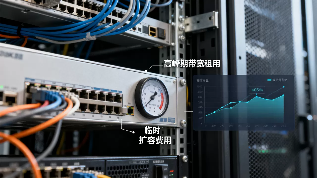 考试系统高峰期带宽租用怎么计价，云服务器带宽临时扩容费用多少钱