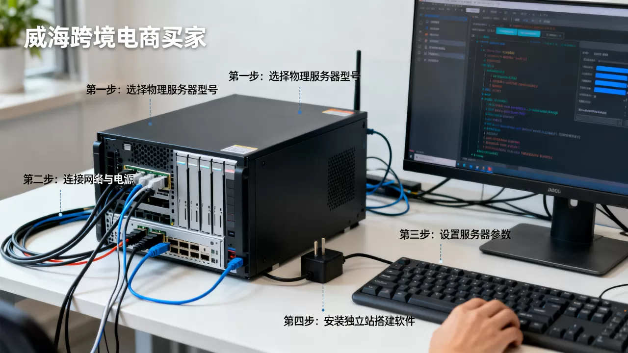 威海跨境电商卖家租物理服务器搭独立站怎么做？租物理服务器搭建独立站详细步骤