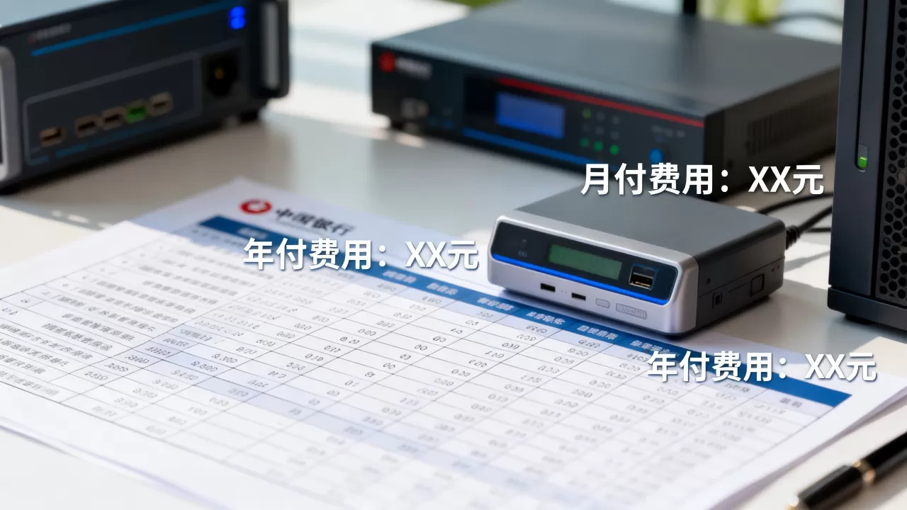 银行外围系统托管月付年付费用对比