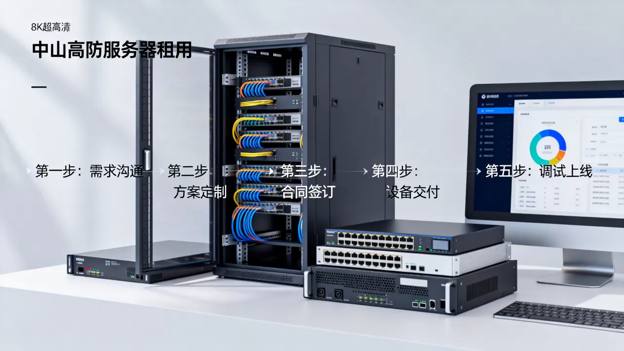 中山高防服务器租用流程怎么走，租用高防服务器有哪些步骤？