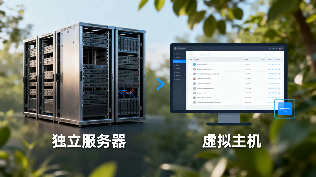 电商独立服务器与虚拟主机租用有什么区别