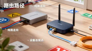 如何通过路由路径判断线路走向？