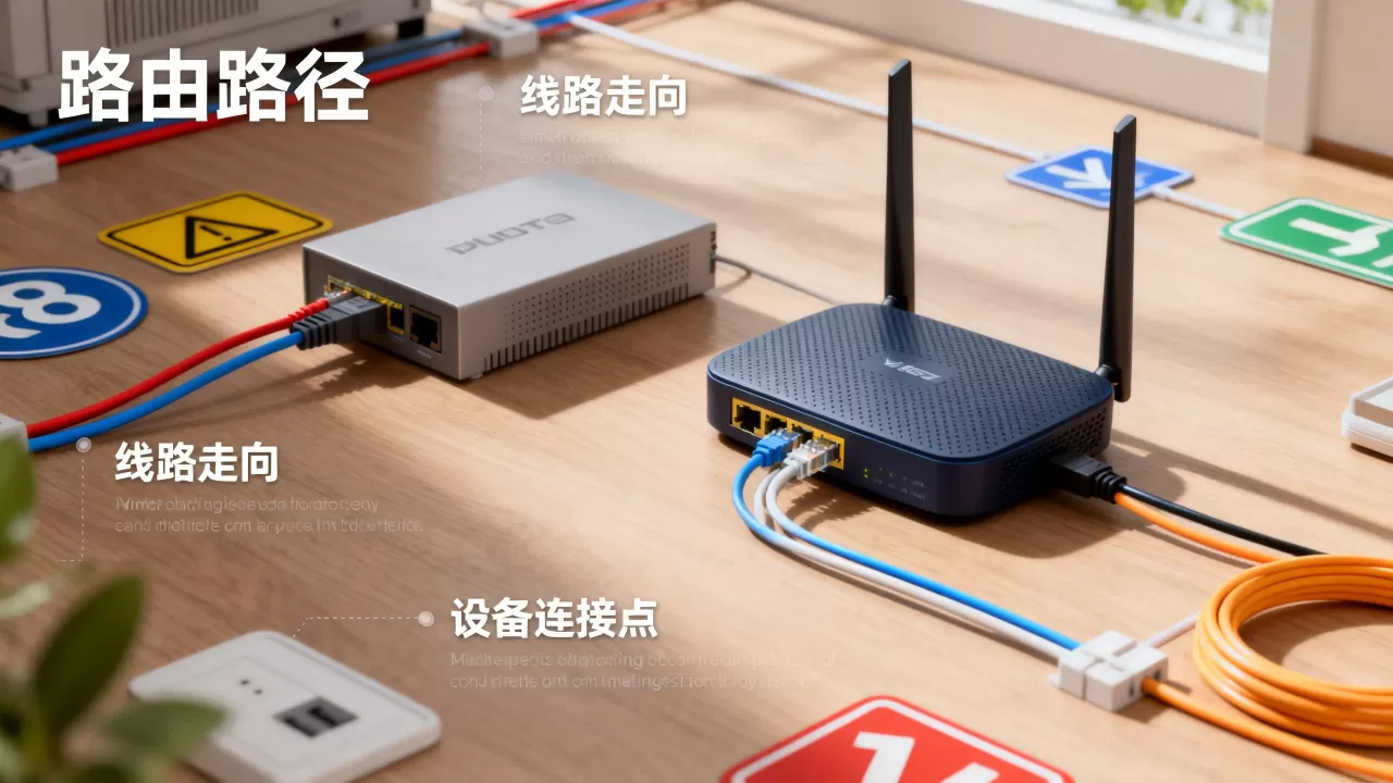 如何通过路由路径判断线路走向？