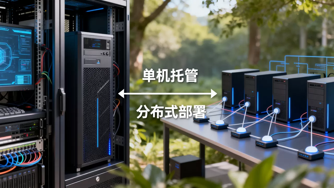 服务器单机托管和分布式部署到底有什么区别 服务器单机托管和分布式部署到底有什么区别