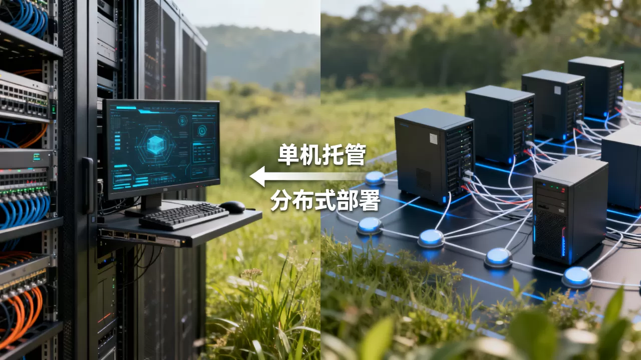 服务器单机托管和分布式部署到底有什么区别 服务器单机托管和分布式部署到底有什么区别