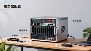 电商直播服务器租用托管费用怎么算，一年大概多少钱