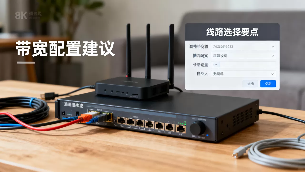 直播推流业务如何配置带宽与线路?直播推流带宽多少合适 直播推流业务如何配置带宽与线路?直播推流带宽多少合适