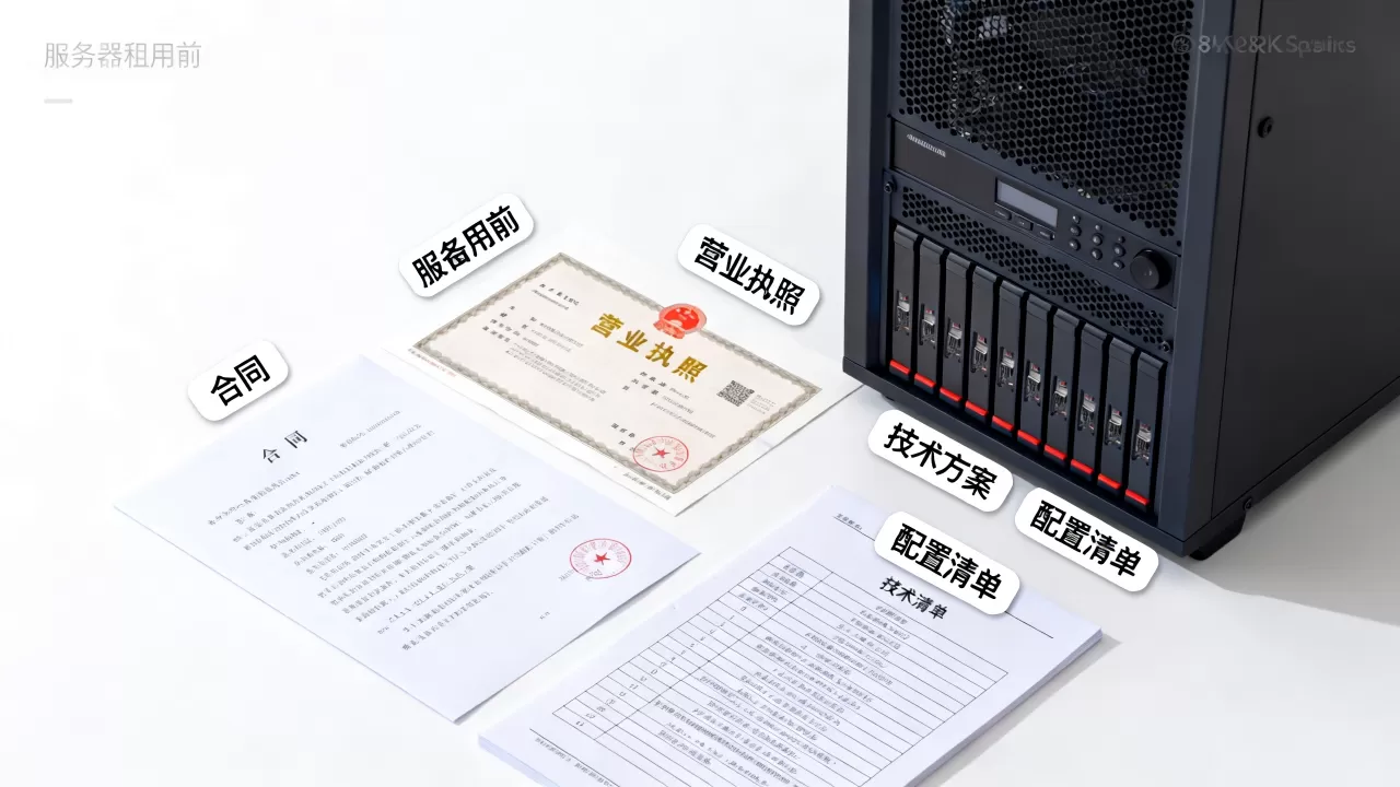广东服务器租用前要备哪些资料