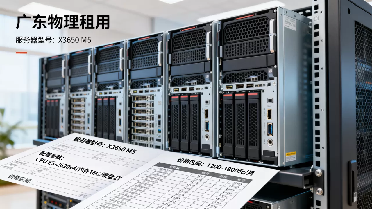 广东物理服务器租用报价明细哪里能看？租用价格怎么算？