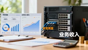 带宽用量与业务收入的配比检查，如何通过带宽用量评估业务收入合理性？