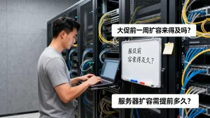 大促前一周才想起扩容服务器来得及吗，服务器扩容需要提前多久准备