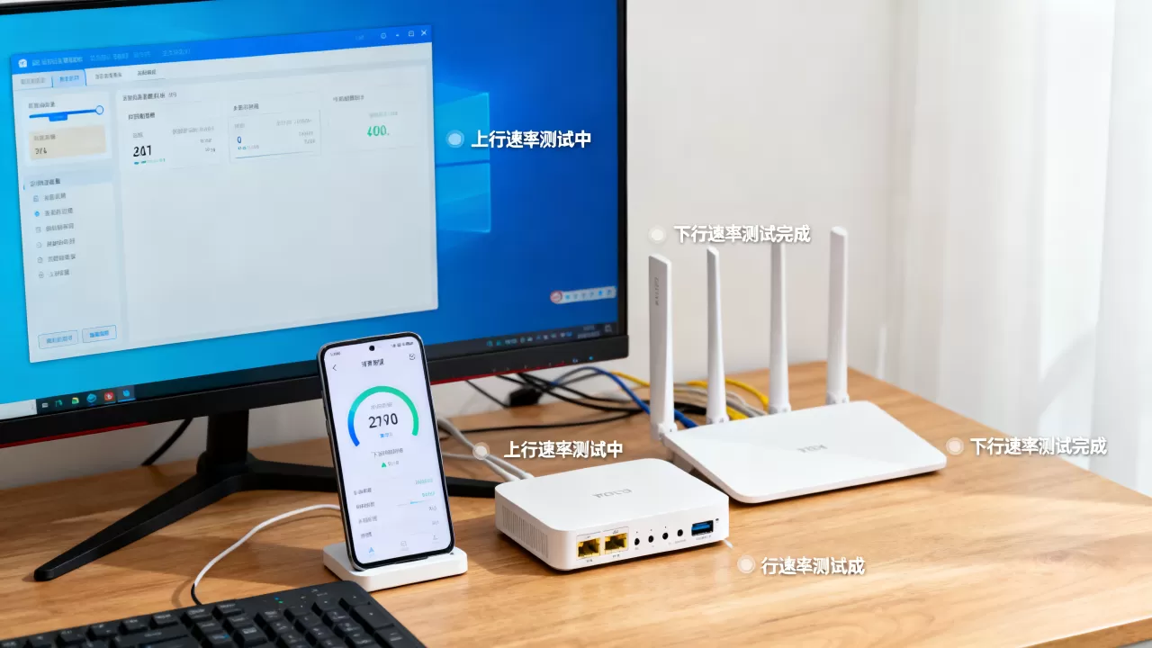 大带宽上下行速率分别该怎么测？，宽带测速方法哪个最准确