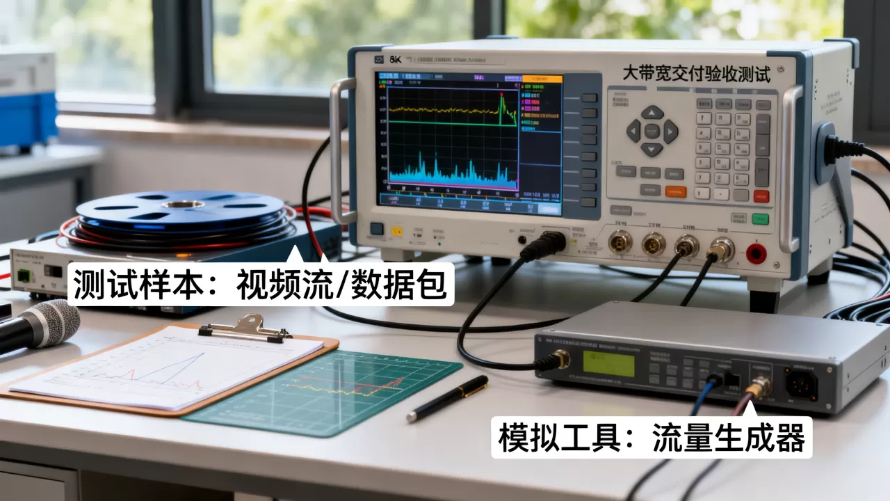 大带宽交付验收该准备哪些测试样本？，如何模拟真实流量？