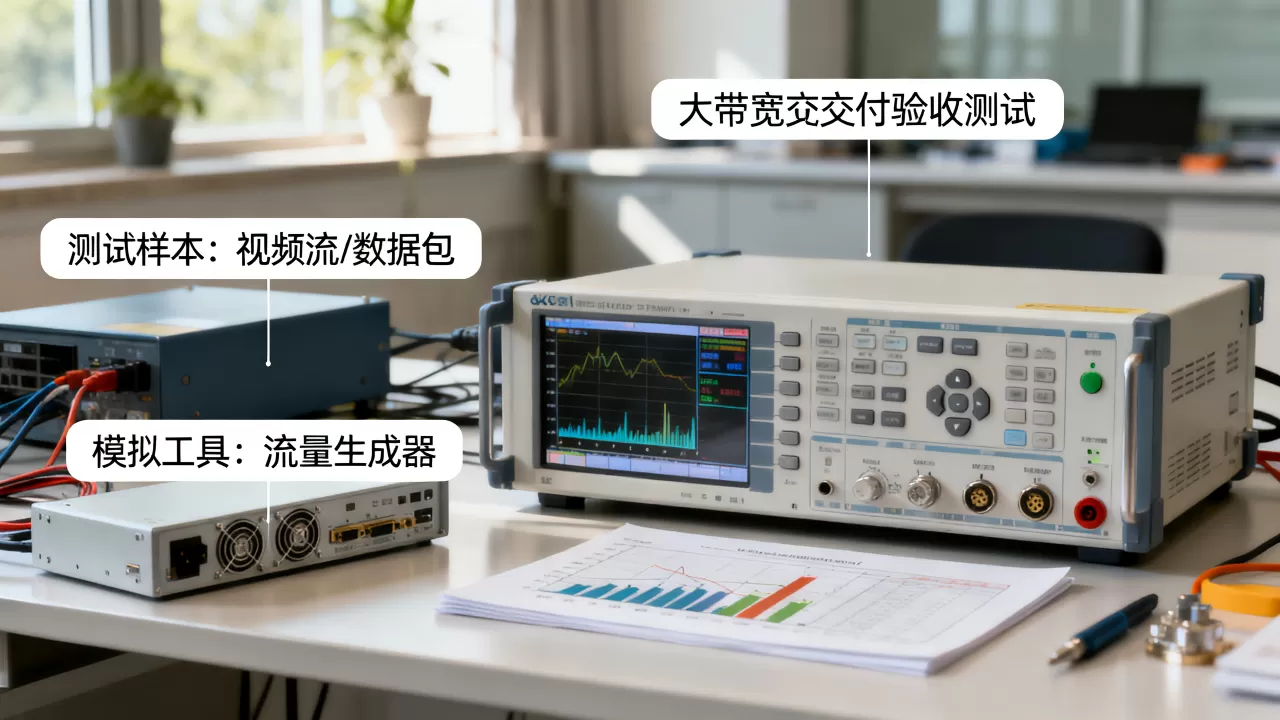 大带宽交付验收该准备哪些测试样本？，如何模拟真实流量？