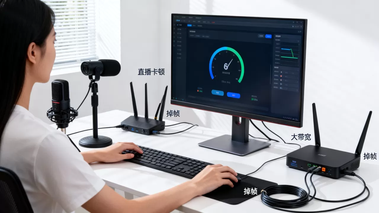 温州直播掉帧租大带宽能不能解决好，直播卡顿换大带宽有用吗
