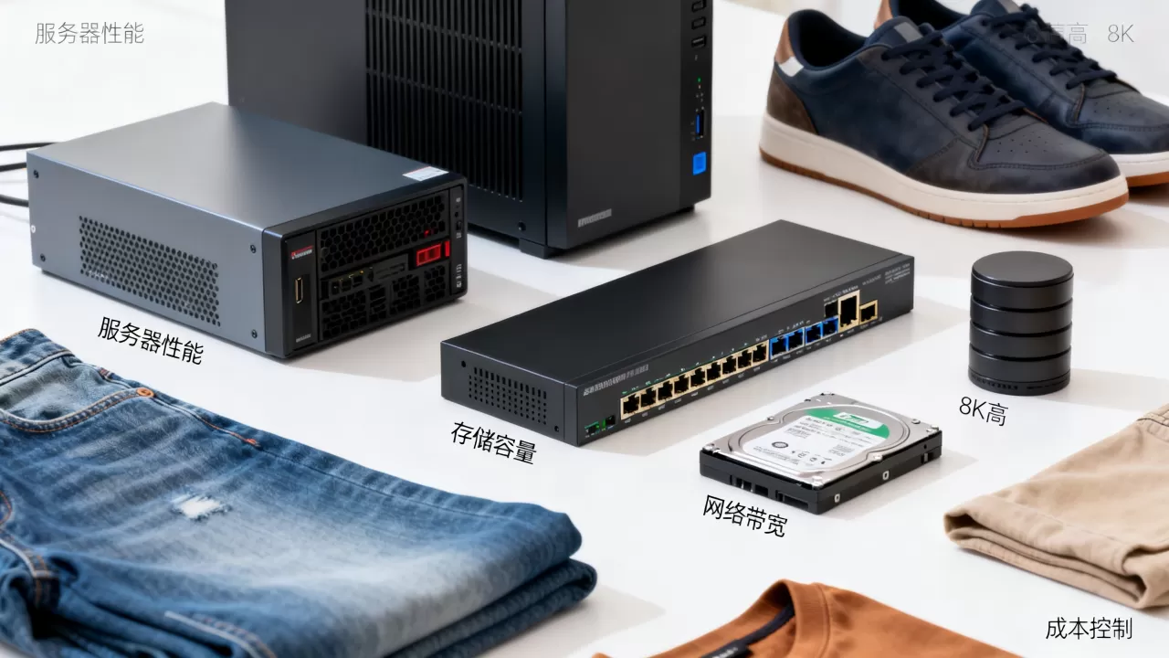 温州鞋服电商服务器选型要点有哪些，怎么选性价比高？