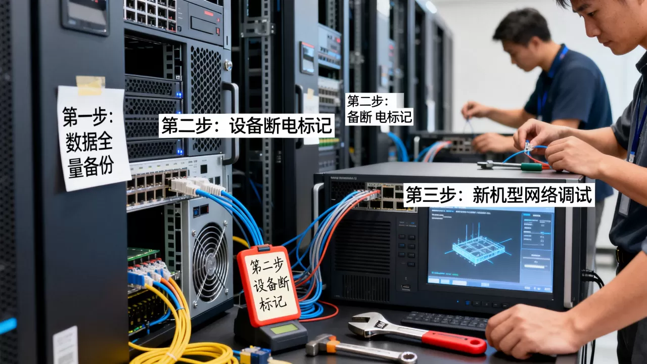 老机房迁到大带宽机型的切换顺序是什么,迁移时如何避免中断? 老机房迁到大带宽机型的切换顺序是什么,迁移时如何避免中断?