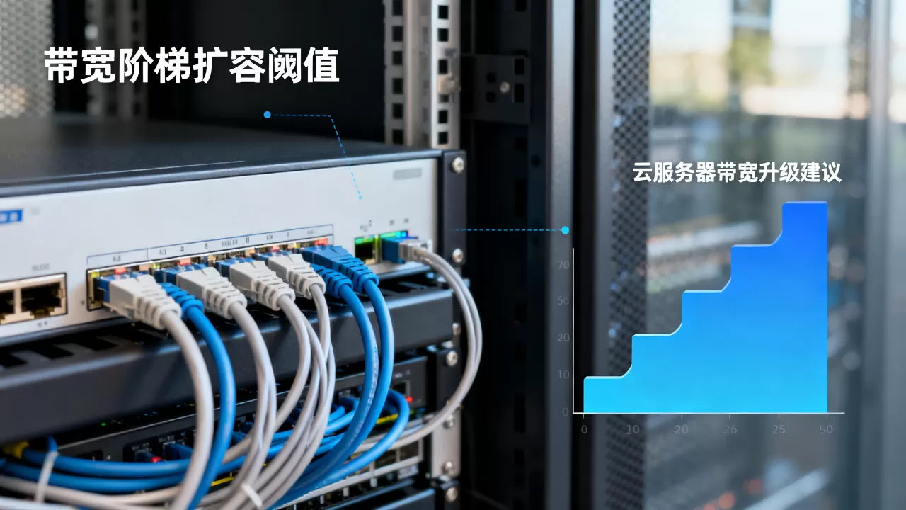 带宽阶梯扩容每一档的阈值怎么定？，云服务器带宽升级多少合适？