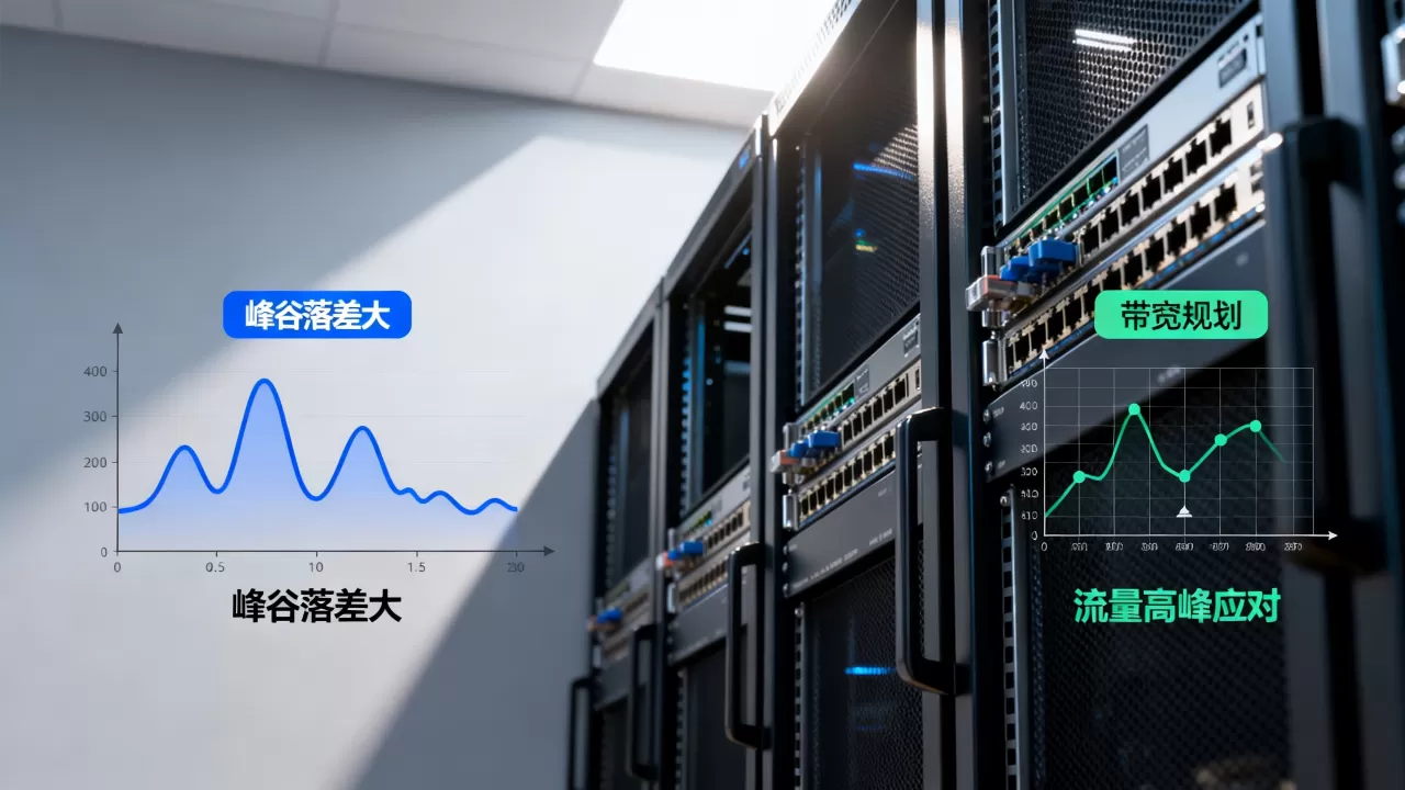 峰谷落差大的业务该怎么规划带宽?带宽规划如何应对流量高峰? 峰谷落差大的业务该怎么规划带宽?带宽规划如何应对流量高峰?