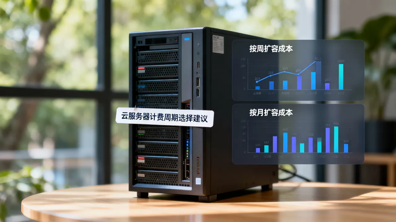 按周扩容与按月扩容的成本差在哪，云服务器计费周期怎么选最省钱？