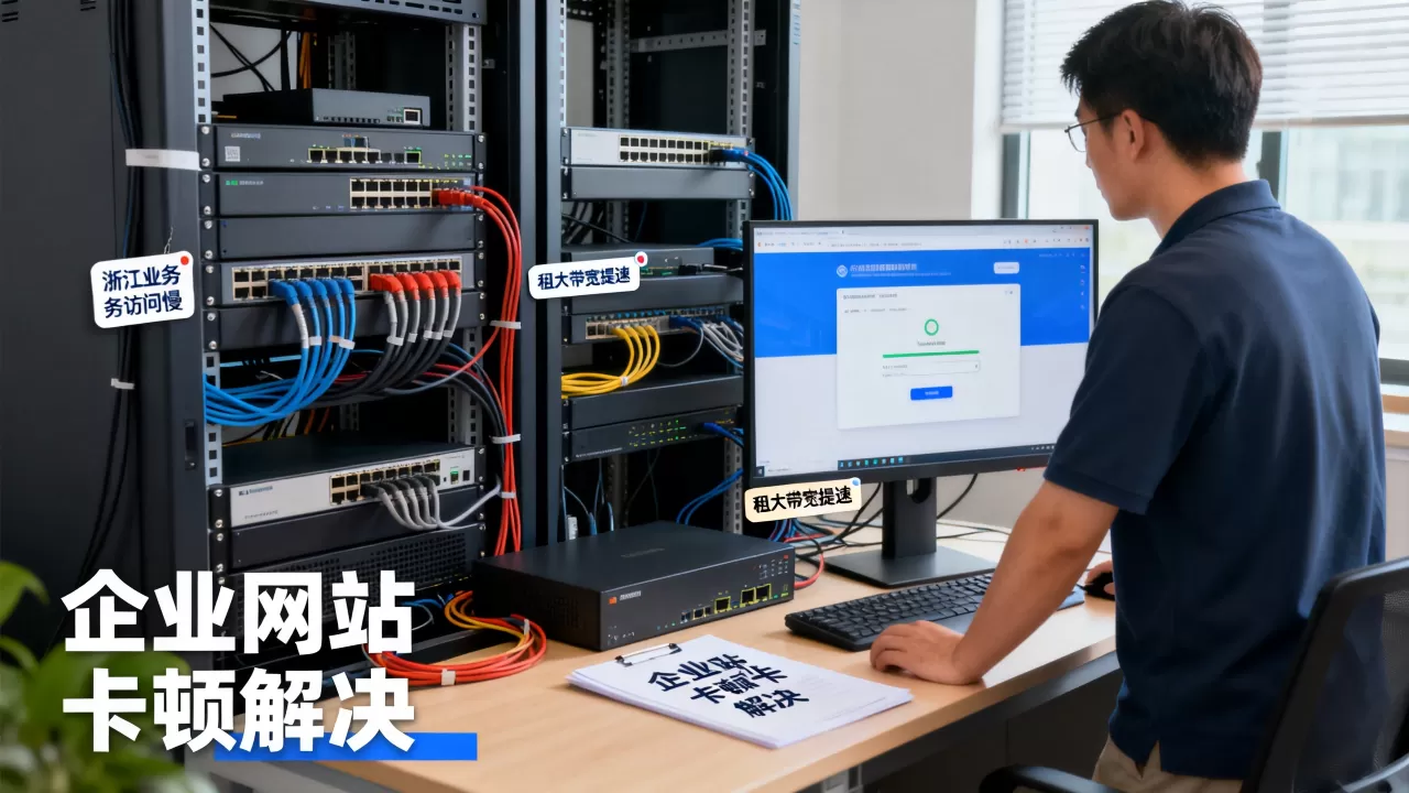 浙江业务访问慢租大带宽可以提速吗，企业网站卡顿怎么解决