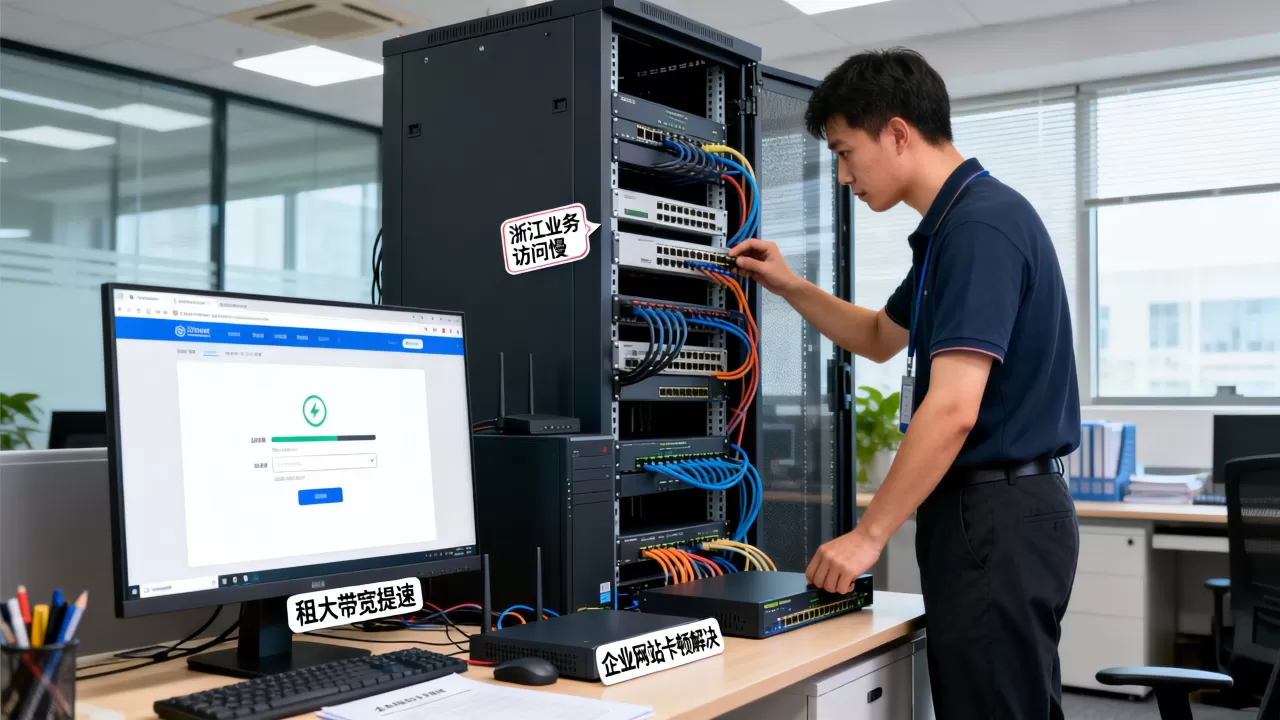 浙江业务访问慢租大带宽可以提速吗，企业网站卡顿怎么解决