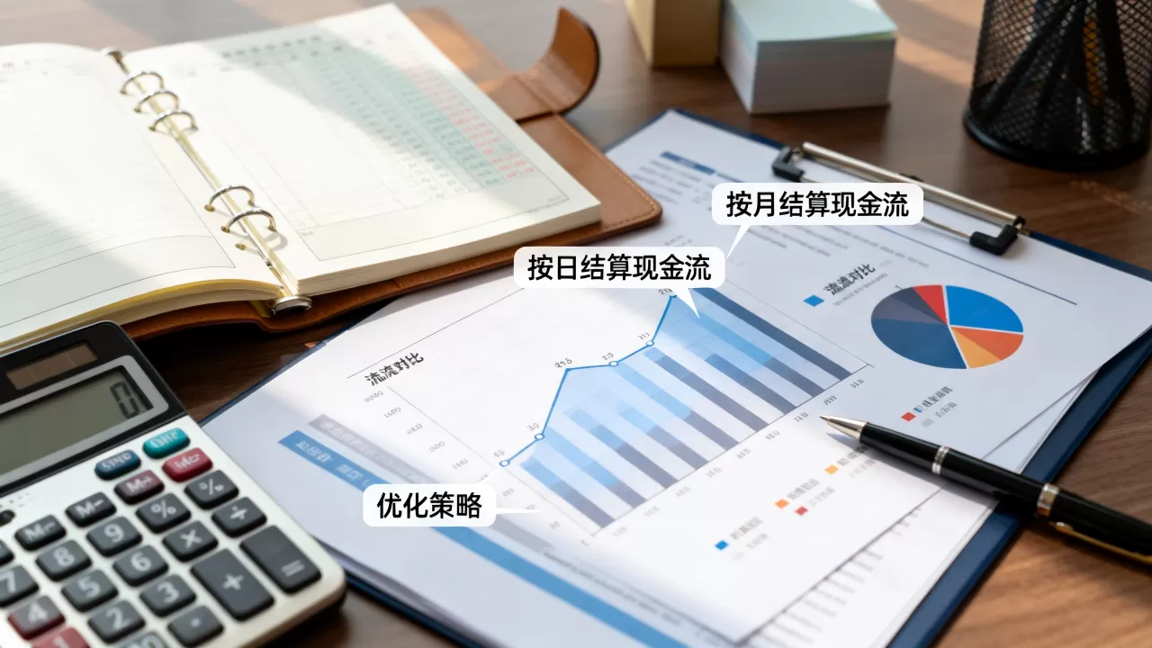 按月结算与按日结算的现金流差异有多大,企业如何优化? 按月结算与按日结算的现金流差异有多大,企业如何优化?