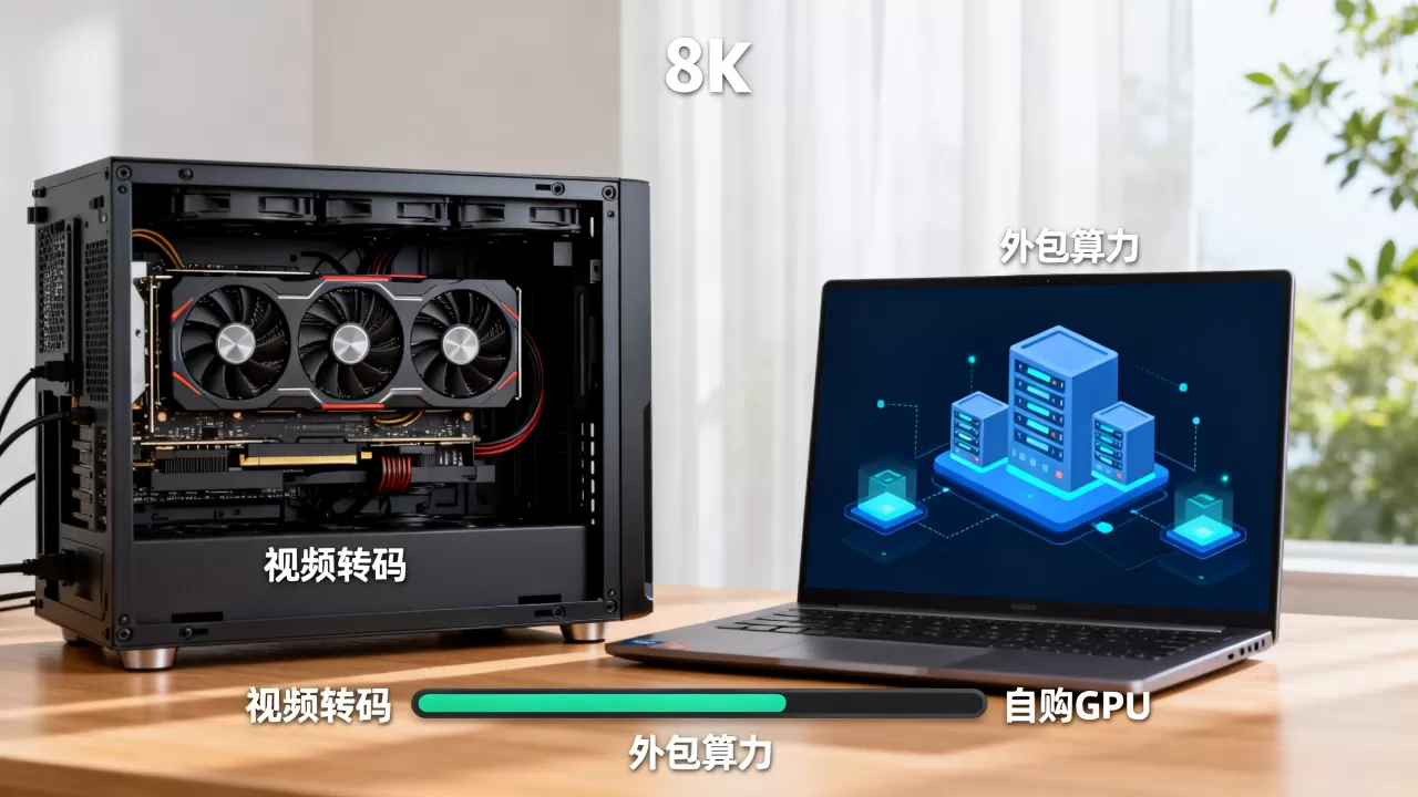 视频转码外包算力和自购GPU哪个更省,怎么选更划算 视频转码外包算力和自购GPU哪个更省,怎么选更划算