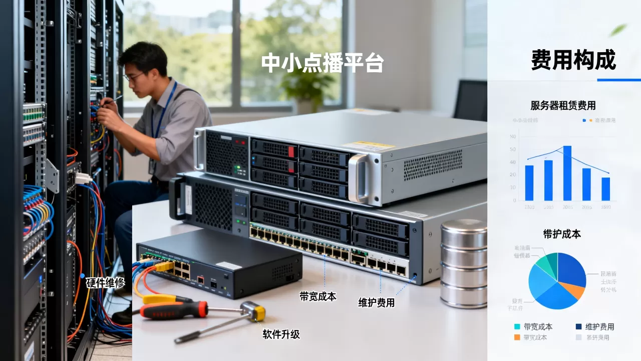 中小点播平台整年服务器费用构成拆解，服务器成本怎么算？